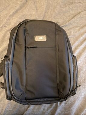 Black Men's Backpack - Professional Travel & Work Pack